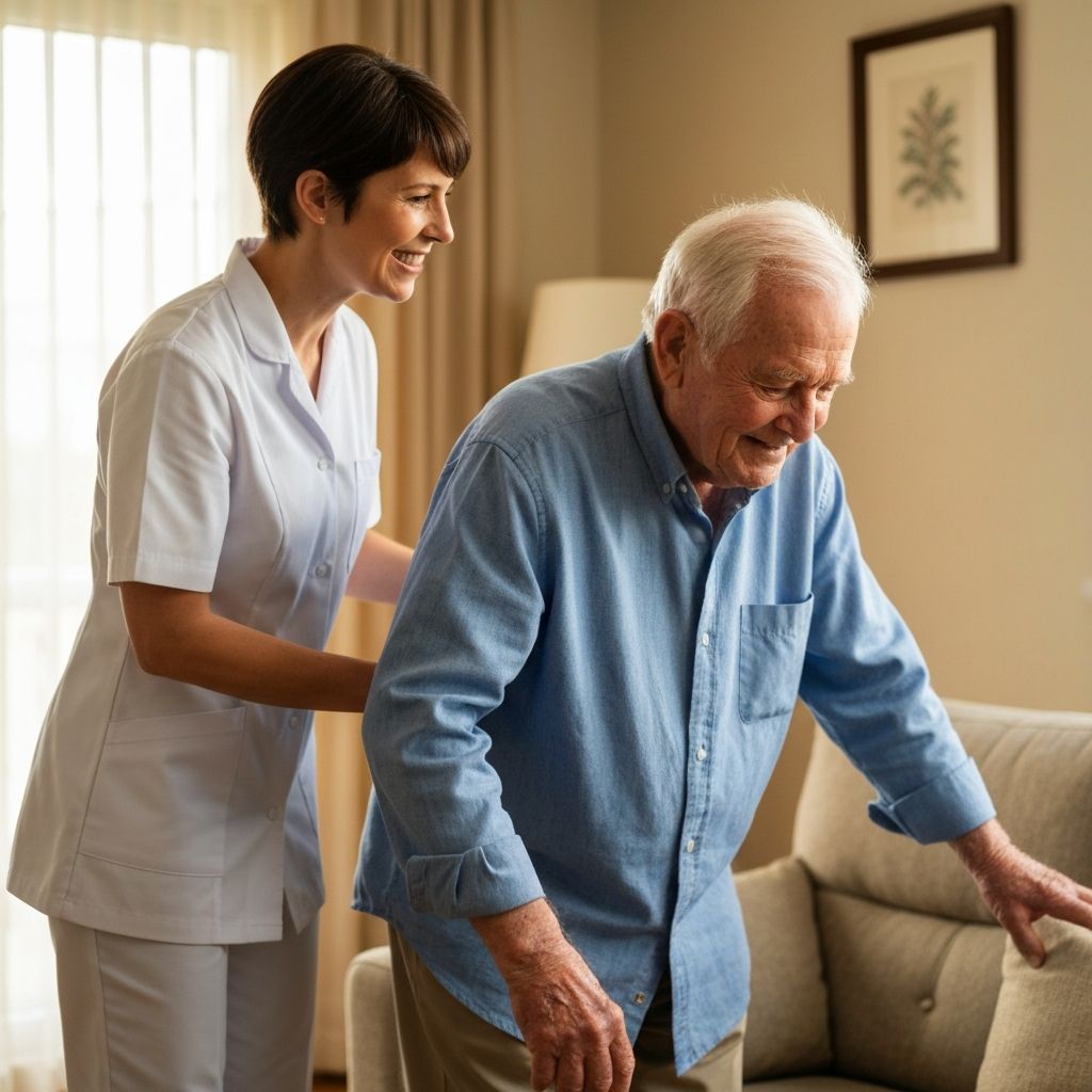 Pflegekraft im Einsatz